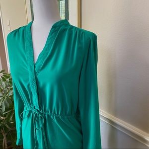 Gap Green Shirt Dress